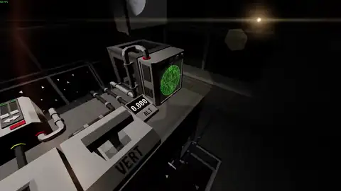 Approximately Up Radar targeting on the Moon