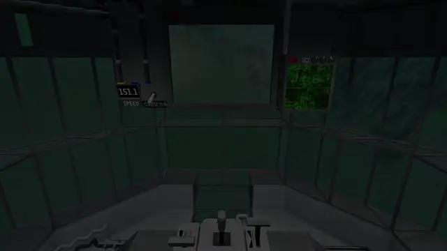 Approximately Up flying between planets toward a station